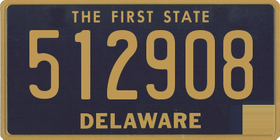 DE license plate 512908