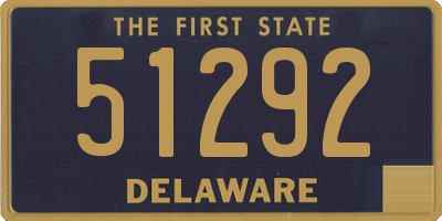 DE license plate 51292