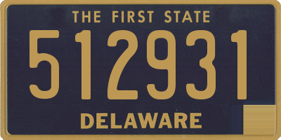 DE license plate 512931