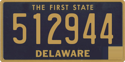 DE license plate 512944