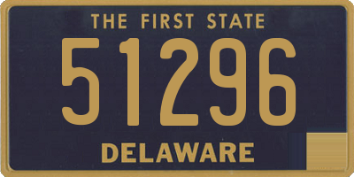 DE license plate 51296