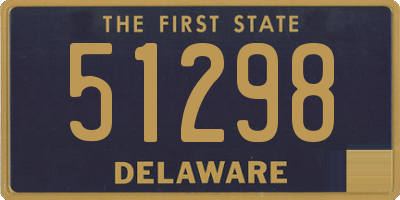 DE license plate 51298