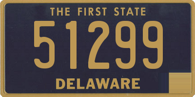 DE license plate 51299