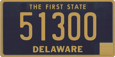 DE license plate 51300