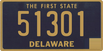 DE license plate 51301