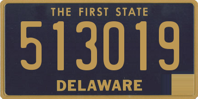 DE license plate 513019
