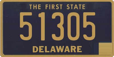 DE license plate 51305