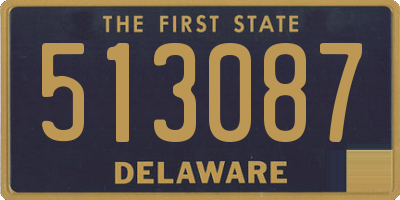 DE license plate 513087