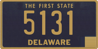 DE license plate 5131