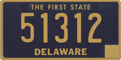 DE license plate 51312