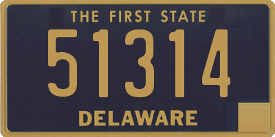 DE license plate 51314