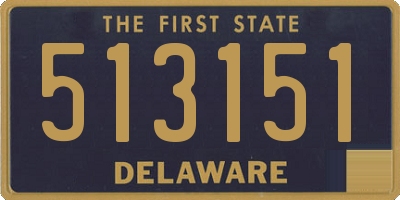 DE license plate 513151