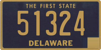 DE license plate 51324