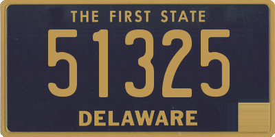 DE license plate 51325