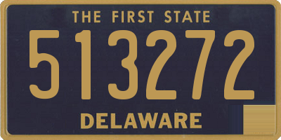 DE license plate 513272