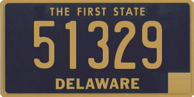 DE license plate 51329