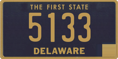 DE license plate 5133