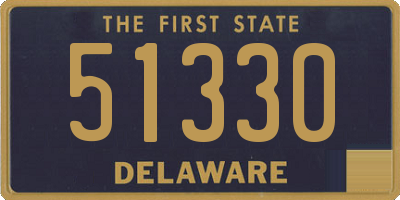 DE license plate 51330