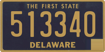 DE license plate 513340