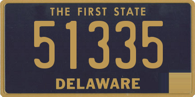 DE license plate 51335