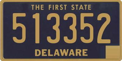 DE license plate 513352