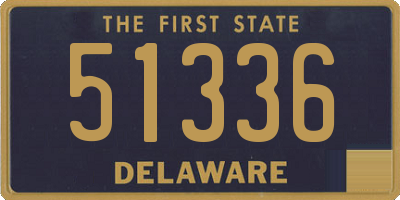 DE license plate 51336