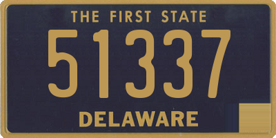 DE license plate 51337