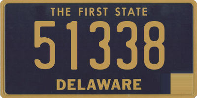 DE license plate 51338