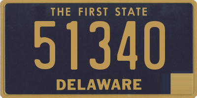 DE license plate 51340