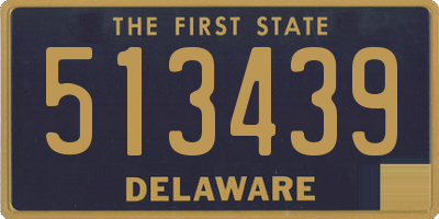 DE license plate 513439