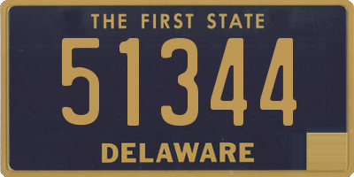 DE license plate 51344