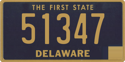 DE license plate 51347