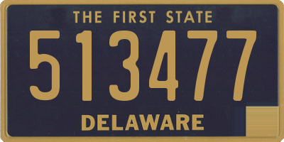 DE license plate 513477