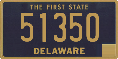 DE license plate 51350