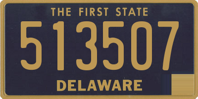 DE license plate 513507