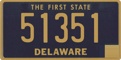 DE license plate 51351