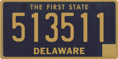 DE license plate 513511