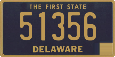 DE license plate 51356