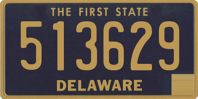 DE license plate 513629