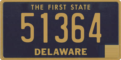 DE license plate 51364