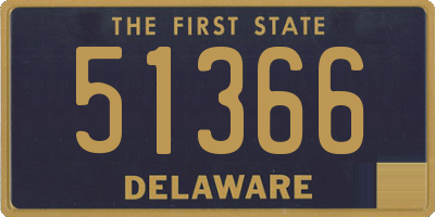 DE license plate 51366