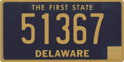 DE license plate 51367