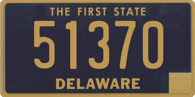 DE license plate 51370