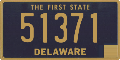 DE license plate 51371