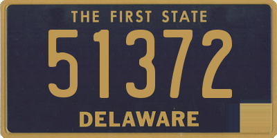 DE license plate 51372