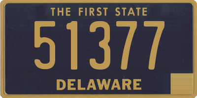 DE license plate 51377