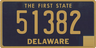 DE license plate 51382