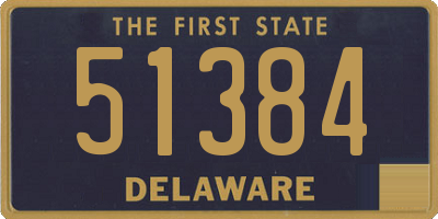 DE license plate 51384