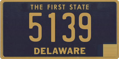 DE license plate 5139