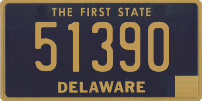 DE license plate 51390